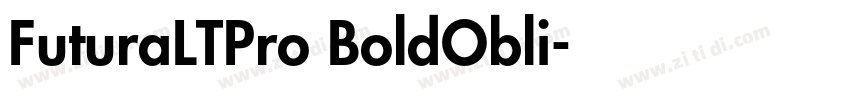 FuturaLTPro BoldObli字体转换